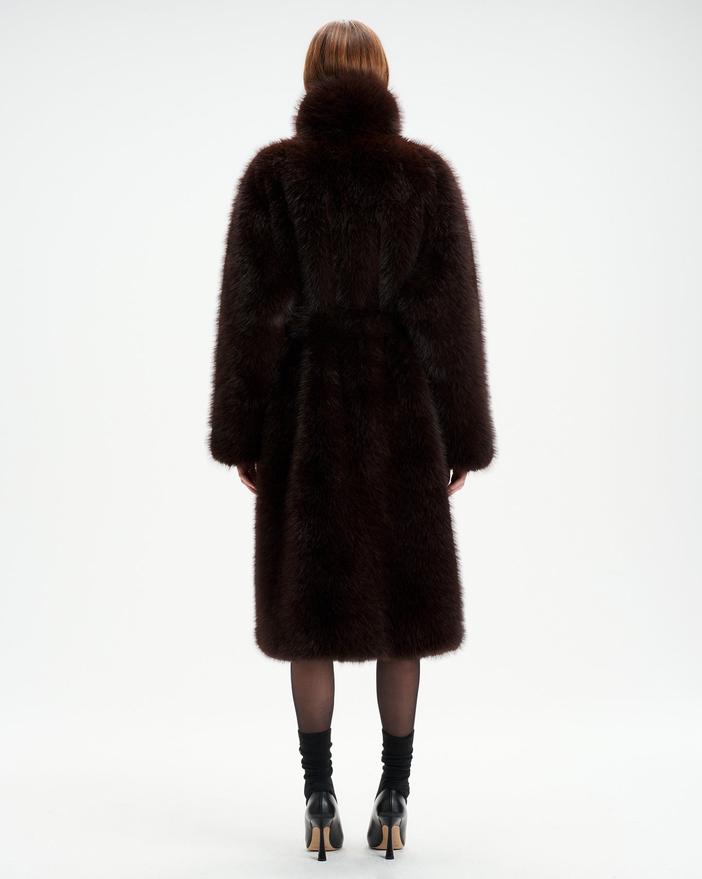 Ebony Shearling Coat