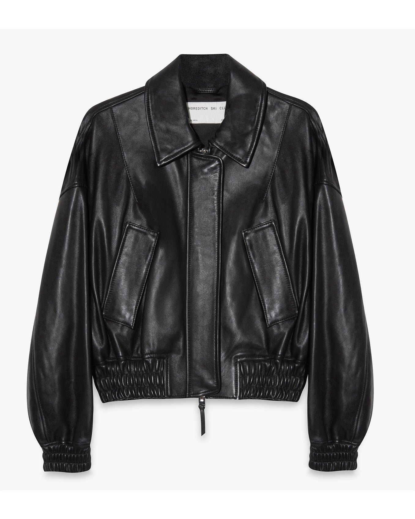 Elle Leather Bomber